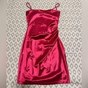 Windsor Hot Pink Satin Dress